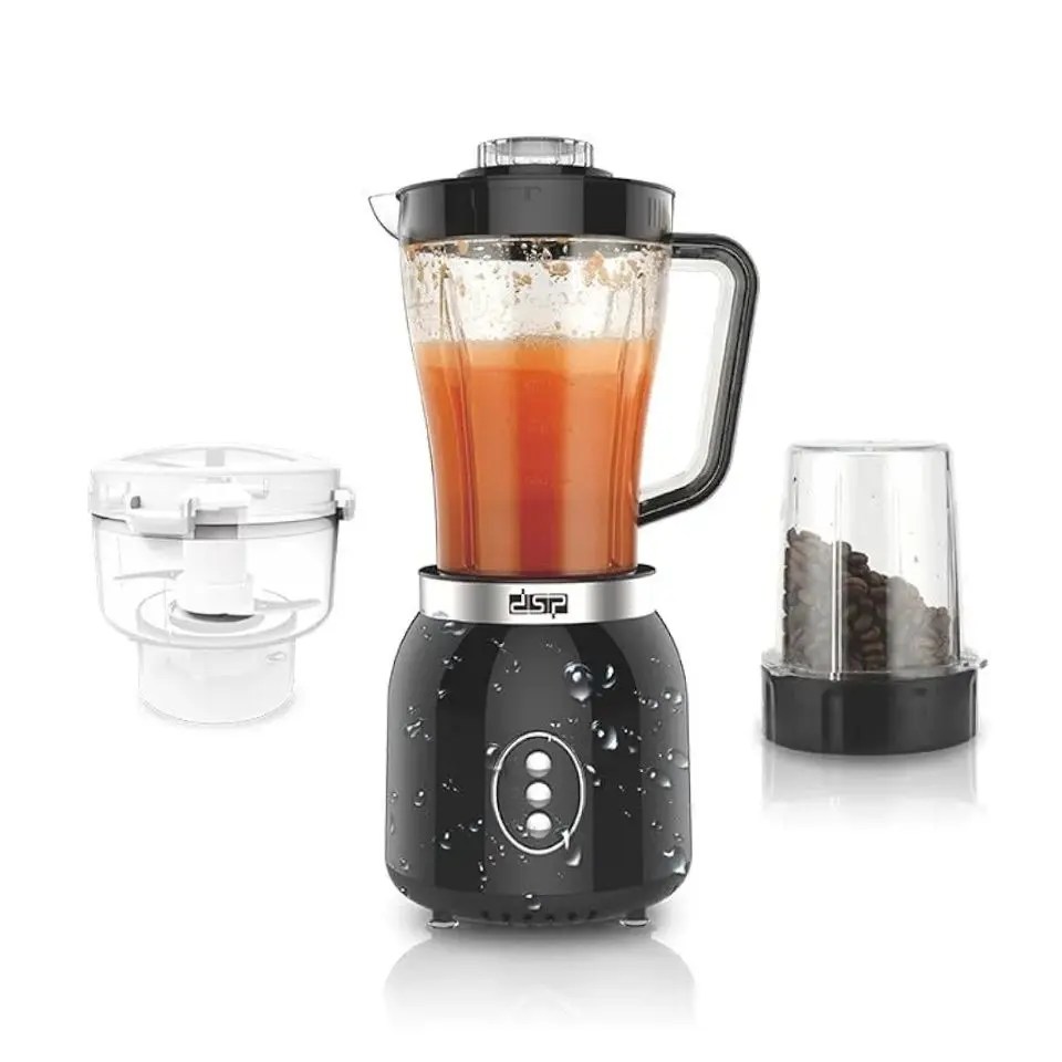 DSP KJ2131 3-in-1 Blender with Grinder & Food Chopper – 350W, 1.8L Unbreakable Jar, 30,000 RPM