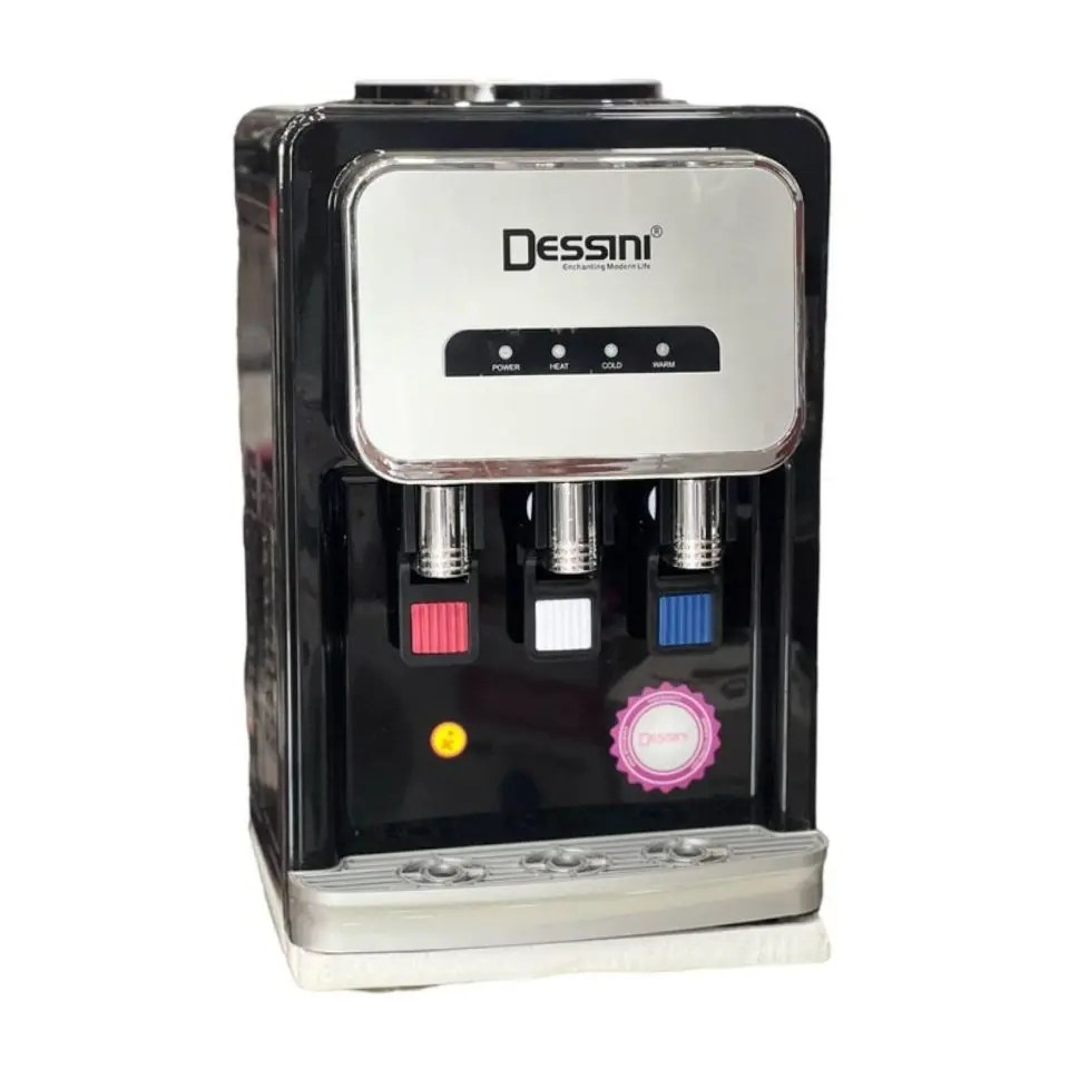 Desini DK300 3-Tap Water Dispenser – Hot, Cold & Warm Water Cooler, 500W, Compressor Cooling