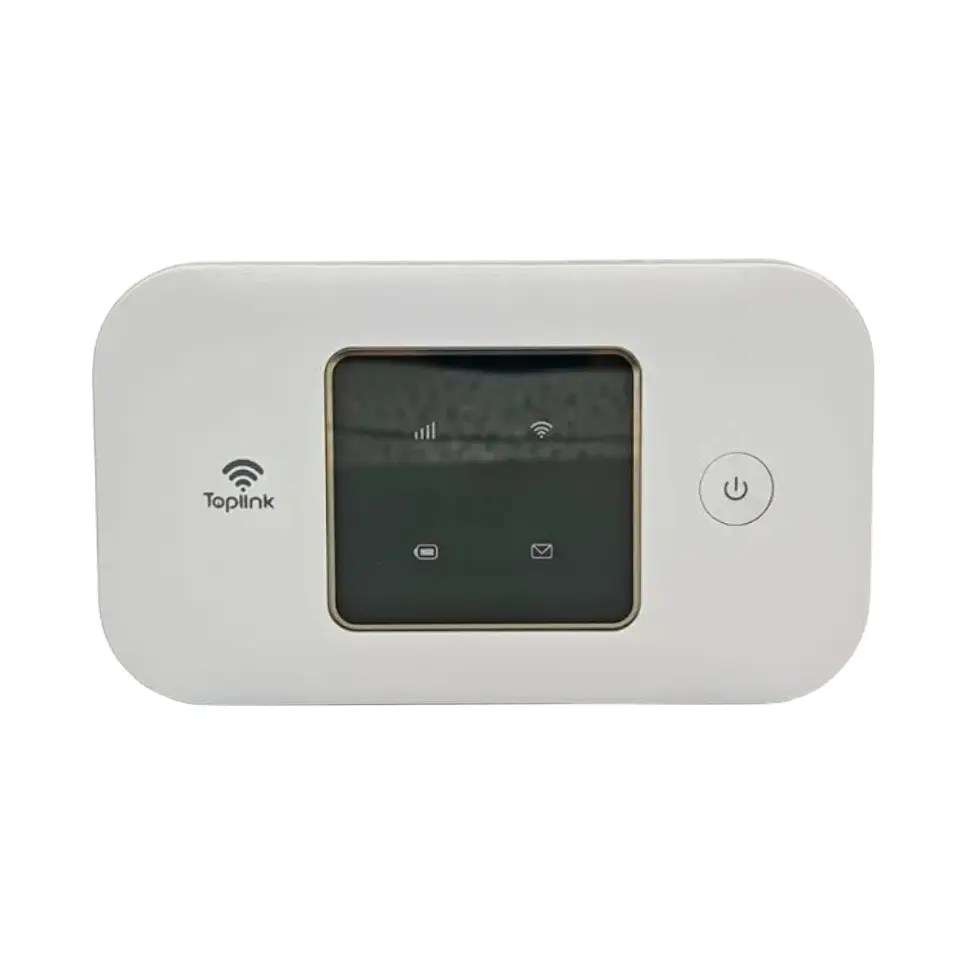 TOPLINK MR52 Ultra 4G Pocket Mobile Wi-Fi Router – 4600mAh Battery, LTE Cat4, Dual-Band 300Mbps, Up to 12 Devices