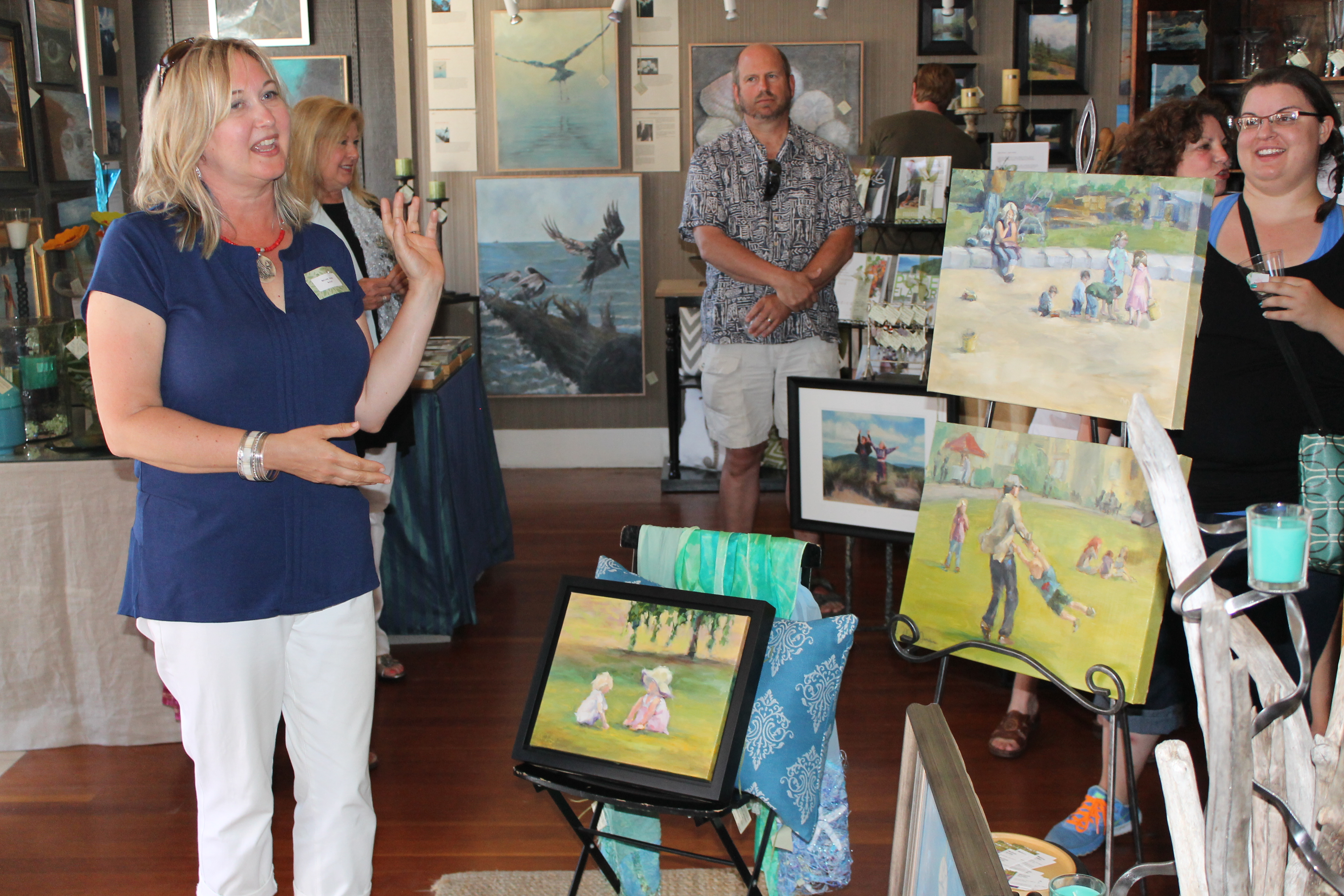 Melissa Jander's debut at the Fairweather Gallery
