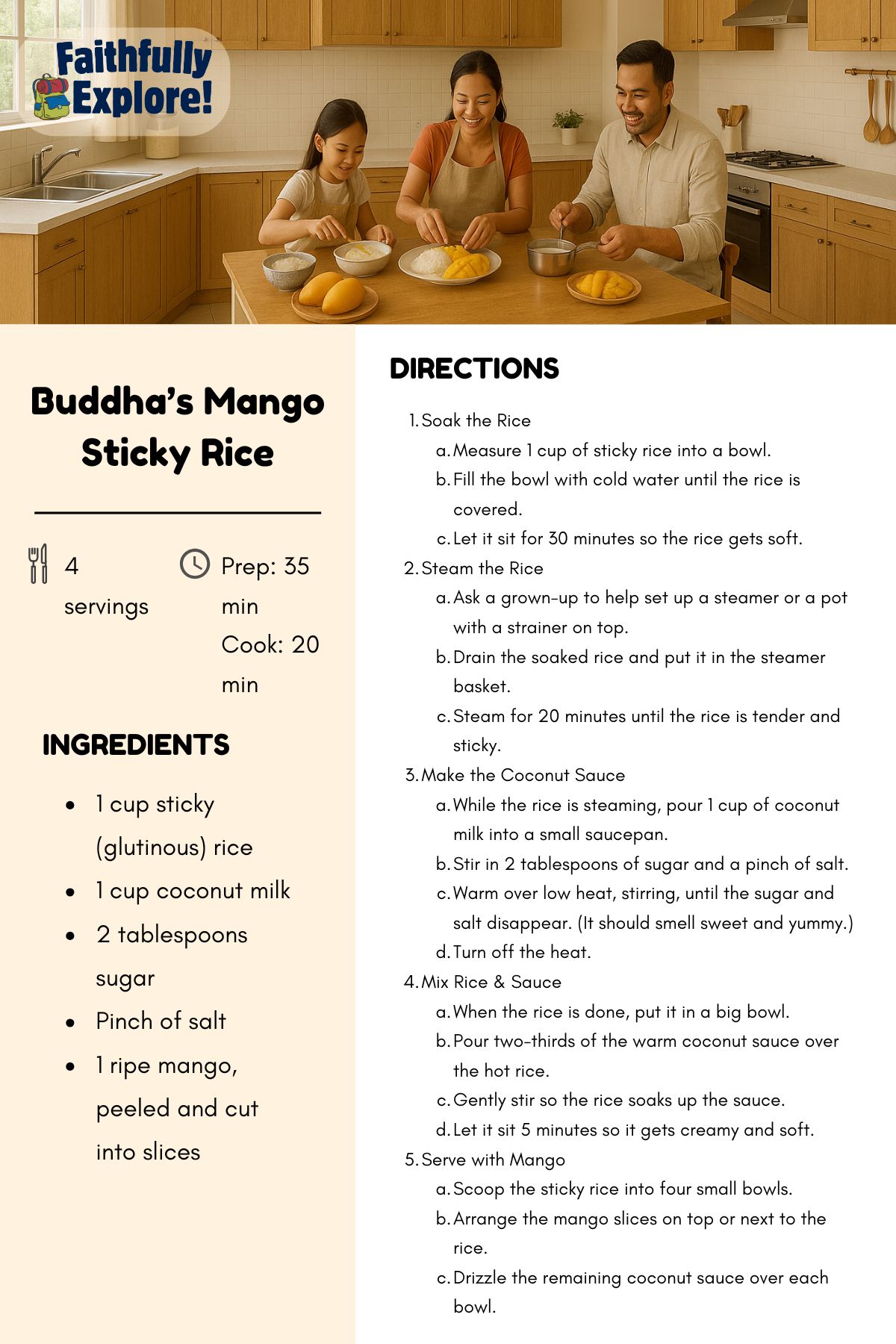 Buddha’s Mango Sticky Rice