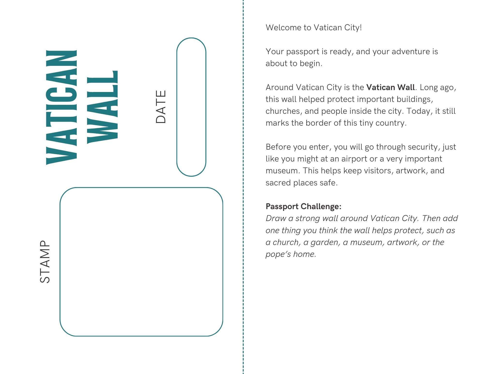 Vatican City Passport page 3
