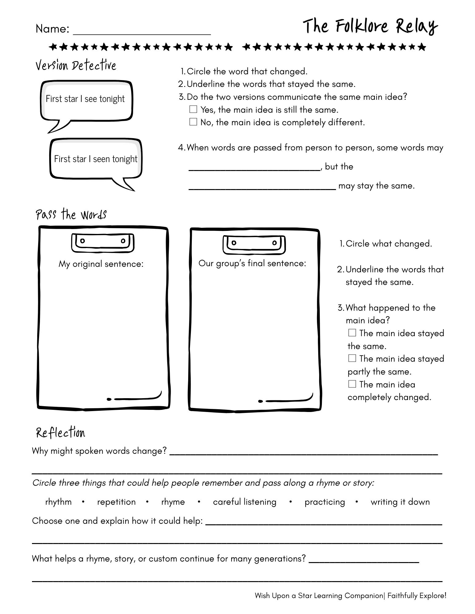 Meteor Activities for Kids | Wish Upon a Star Learning Companion
