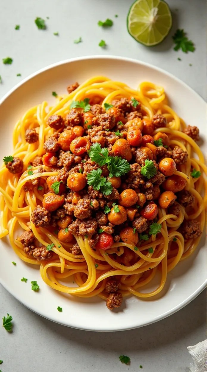 One-Pot Beef Taco Pasta