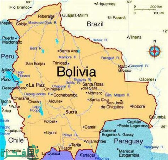 أين تقع بوليفيا في أي قارة؟