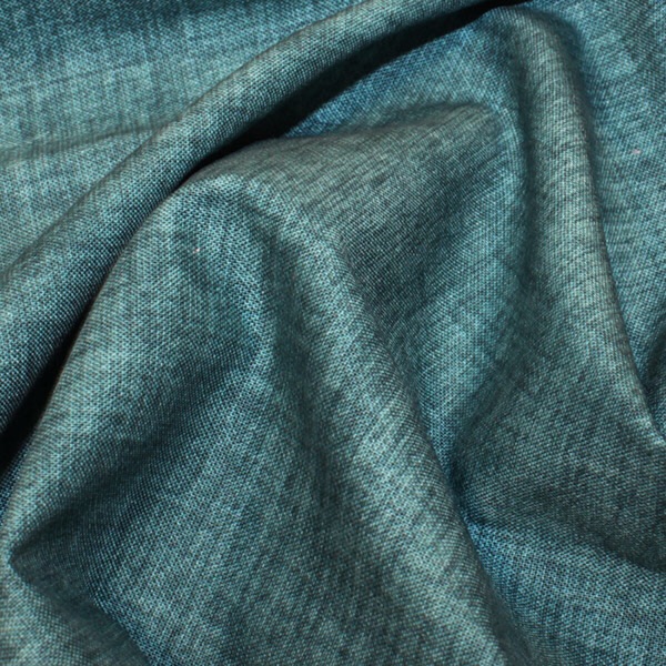 Linen Texture Cotton Blender Teal