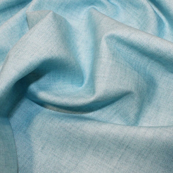 Linen Texture Cotton Blender Aqua