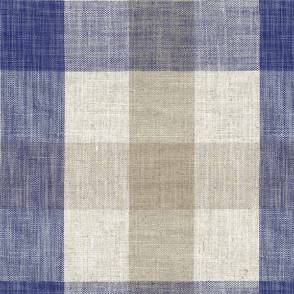 Oban Check Ian Mankin Blue