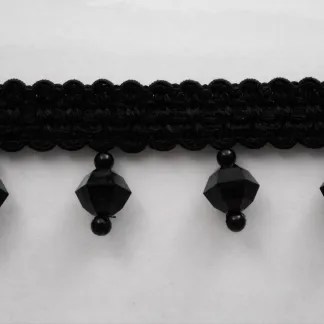 Ambleside Bead Fringe Silverdale Black