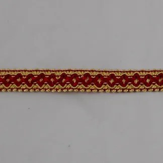 Finsbury Braid Silverdale Red/Gold