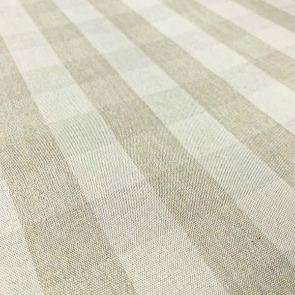 Suffolk Check Large Ian Mankin Cream