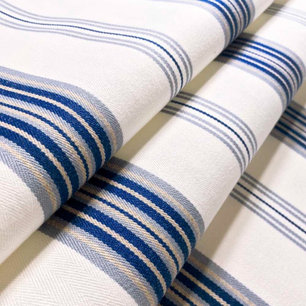 Tenby Stripe Ian Mankin Chalk