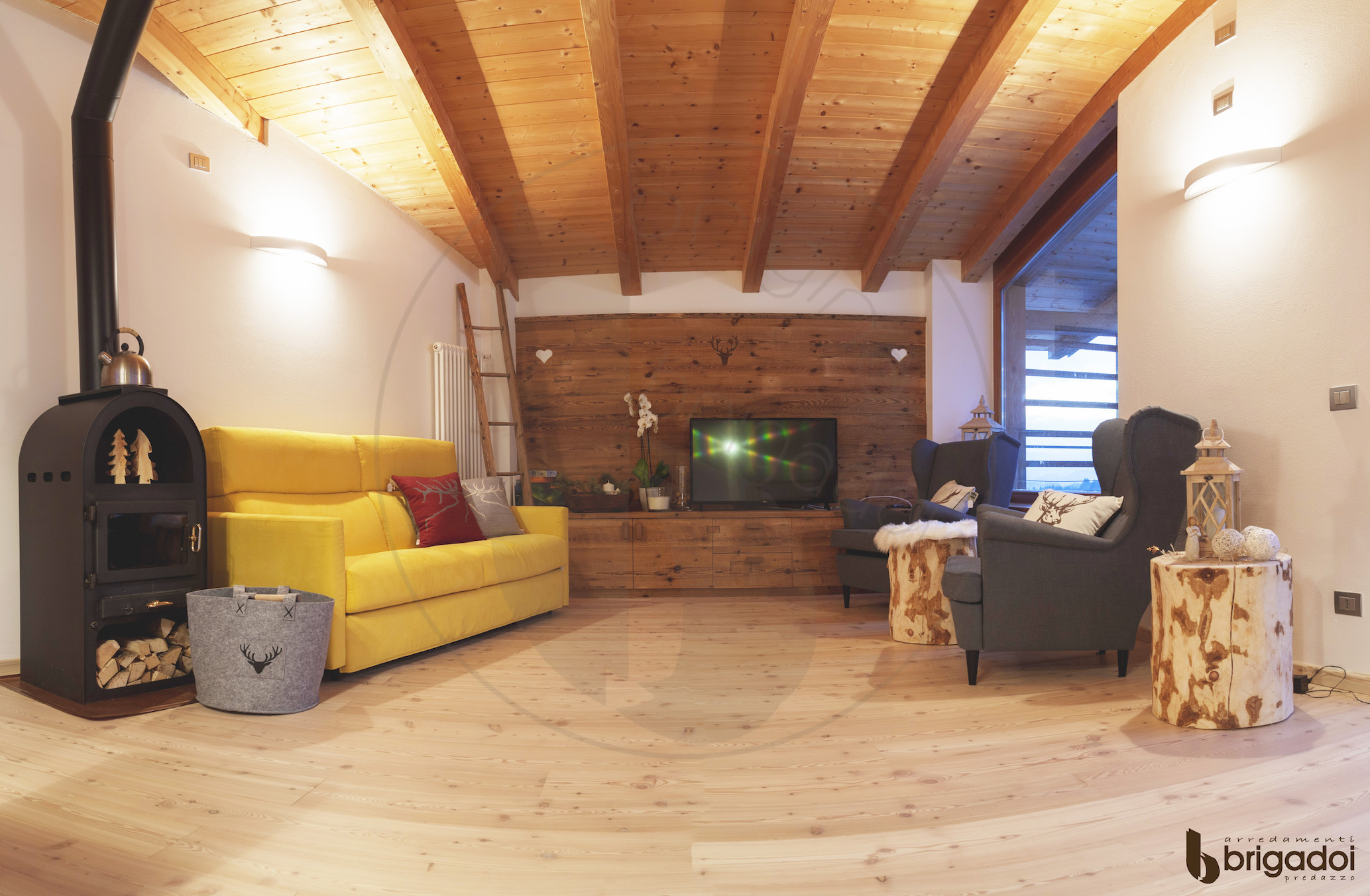 arredamenti falegnameria brigadoi legno trentino val di fiemme design mountain dolomiti