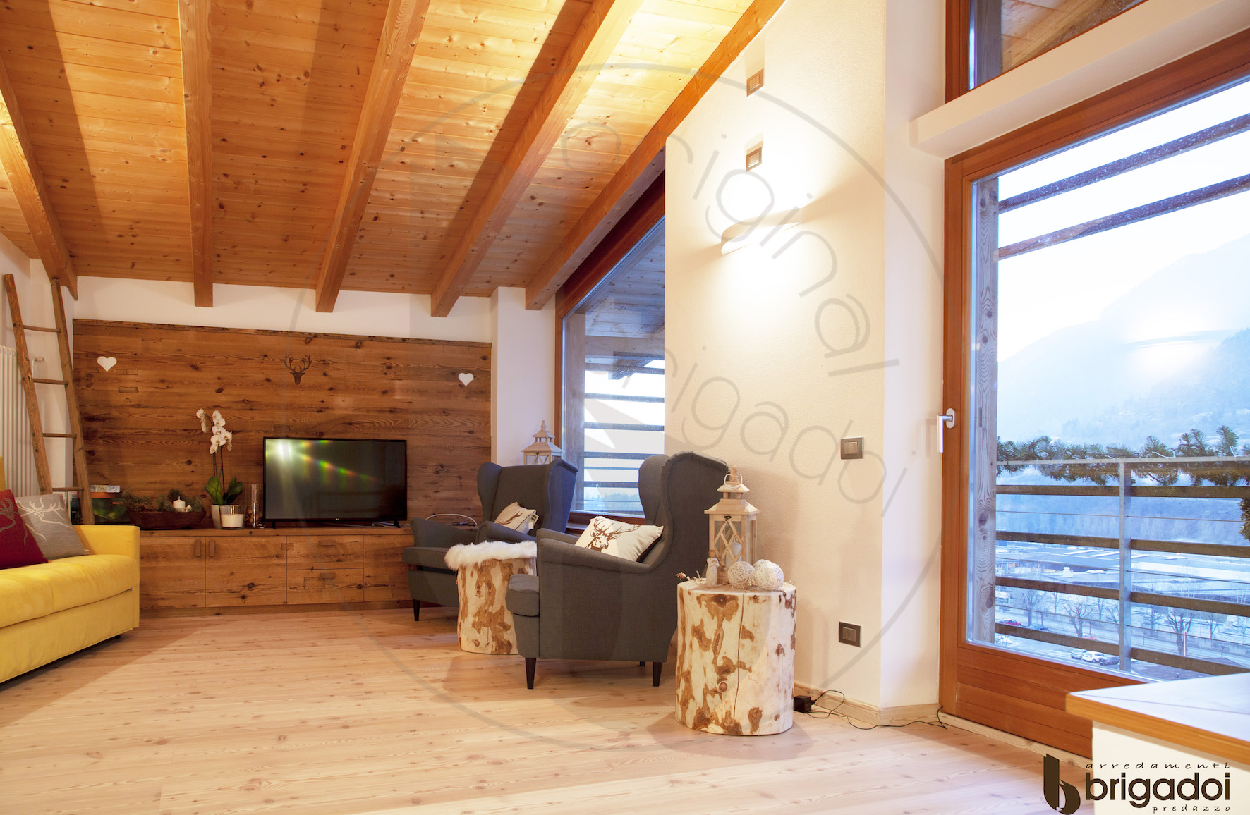 arredamenti falegnameria brigadoi legno trentino val di fiemme design mountain dolomiti