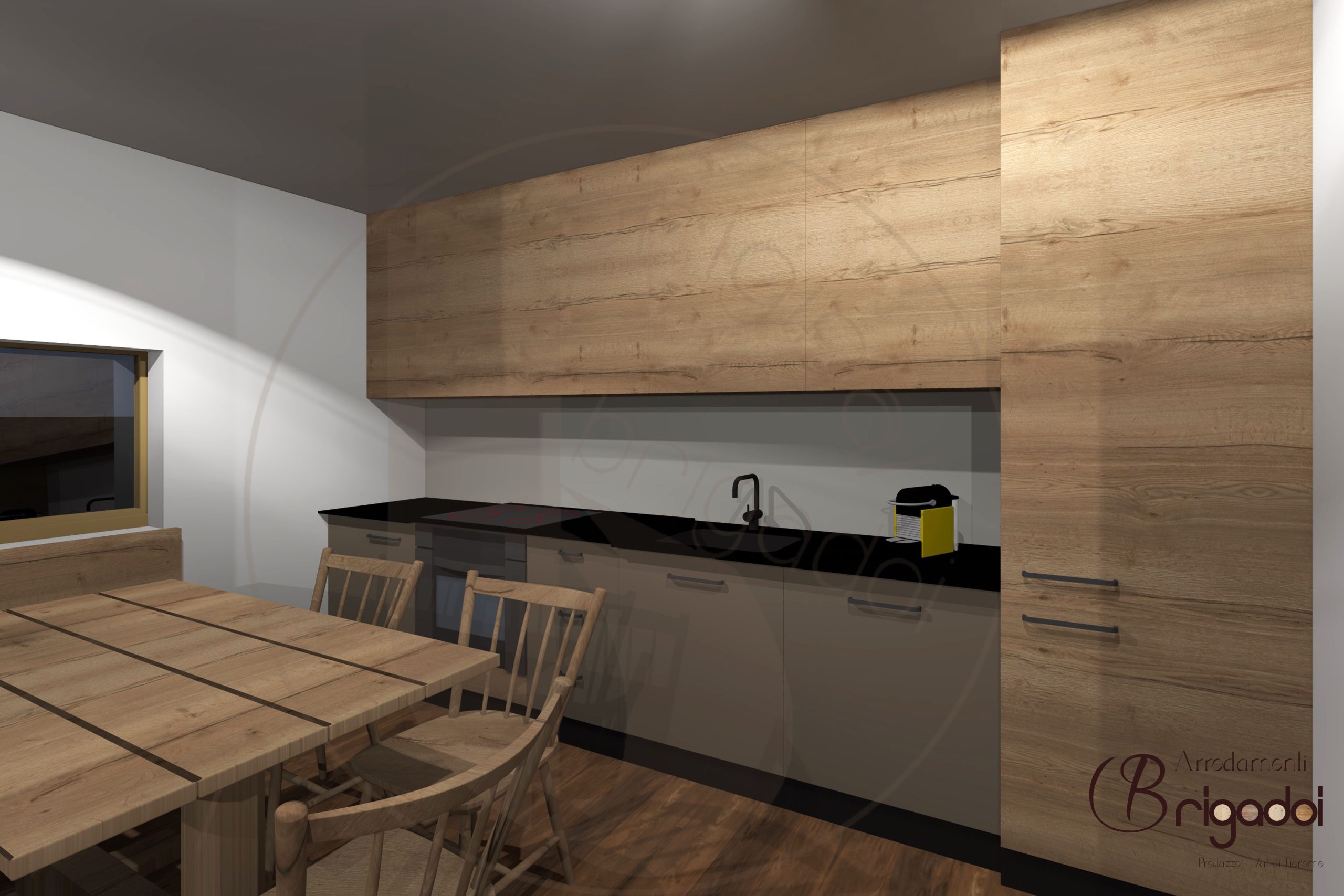 Casa Val di Fassa Arredamenti Brigadoi Dolomiti legno falegnameria design Predazzo Trentino sci
