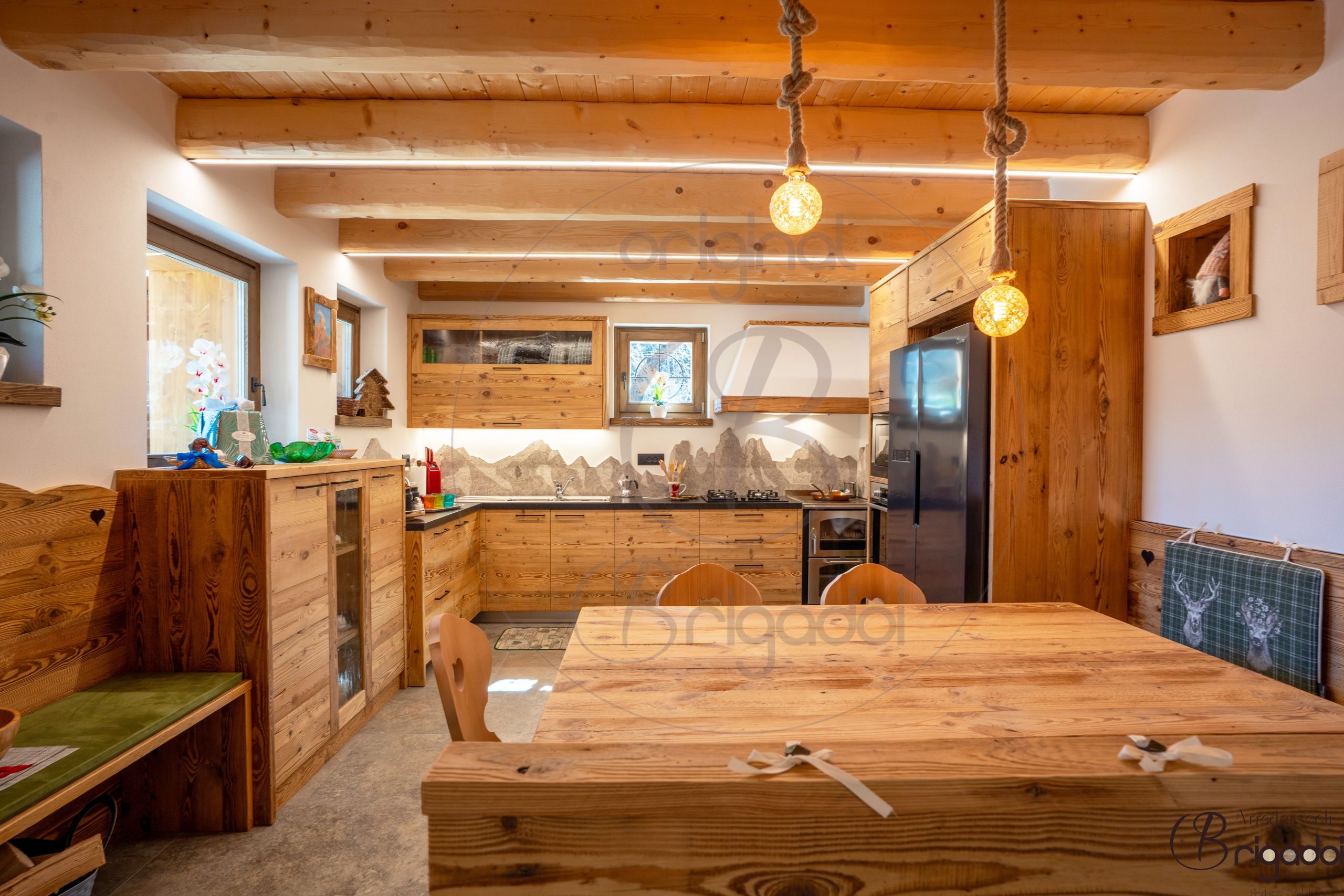 chalet montagna dolomiti legno vecchio trentino interiordesign Predazzo montagna falegnameria