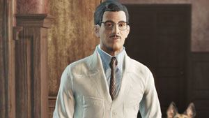 You'll see this if you follow him after freeing him. The Secret of Cabot House | Fallout 4 Wiki