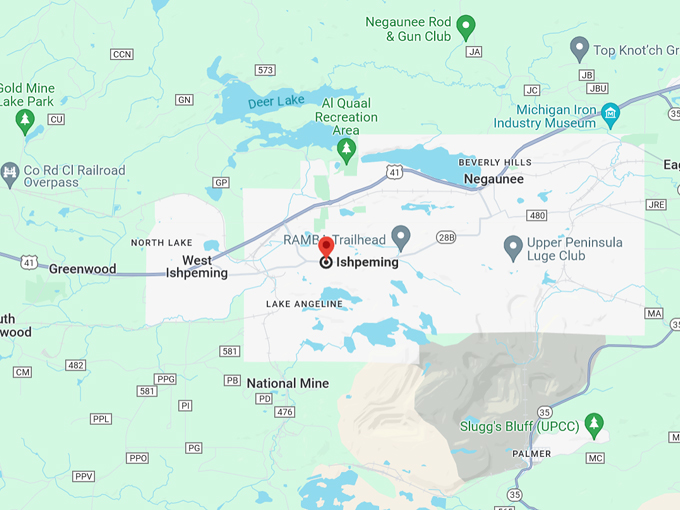 This Picturesque Small Town In Michigan Is One Of America S Most Ishpeming 10 Map 