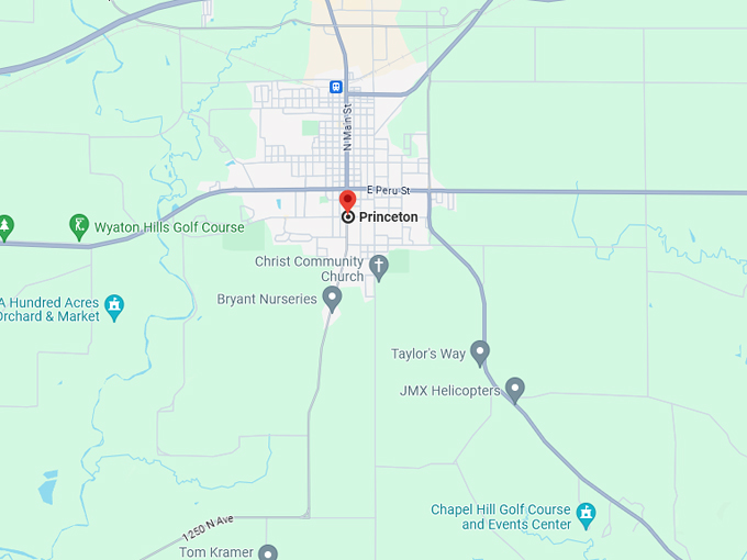 This Charming Small Town In Illinois Is One Of America S Most Relaxed Princeton 10 Map 