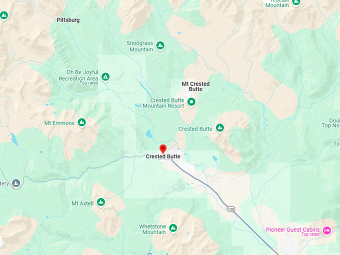 This Dreamy Small Town In Colorado Will Make You Feel Like Re A Crested Butte Map.