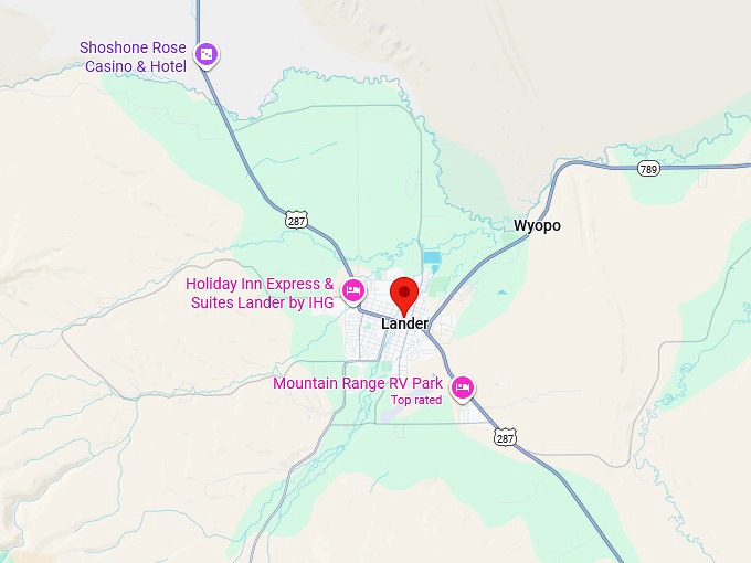 This Scenic Small Town In Wyoming Is Every Retiree S Dream Come True 16. Lander Map 
