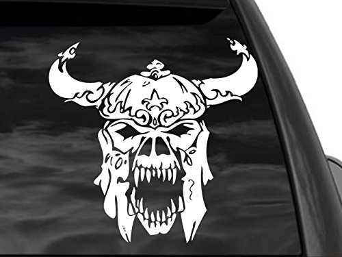 FGD Viking Skull Rear Window Decal 12″ x 11.25″ Car Truck SUV – Family ...