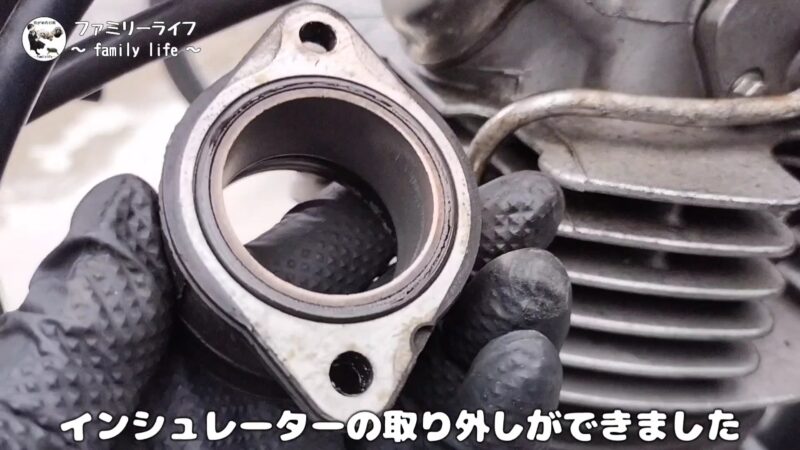 【バイク】キャブレターを外してひび割れしたインシュレーターの交換【カワサキ・エストレヤRS】