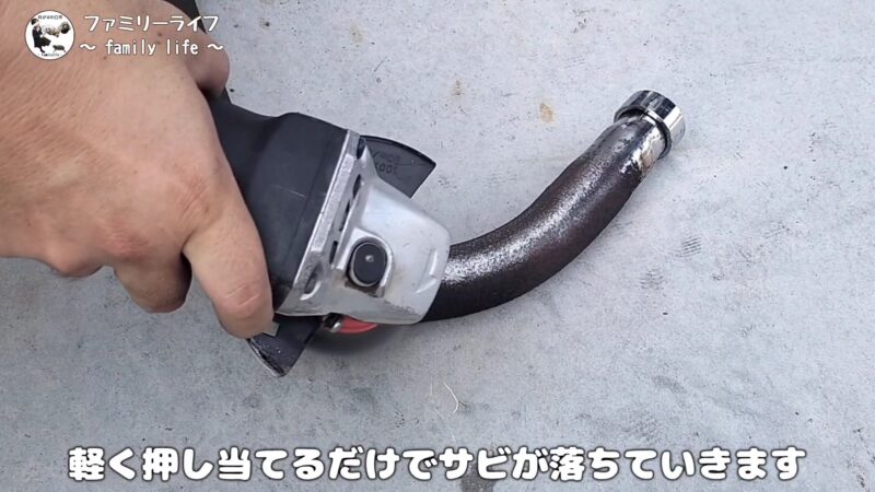 【バイク】マフラーの錆落とし!グラインダーとカップブラシで錆取りに挑戦!