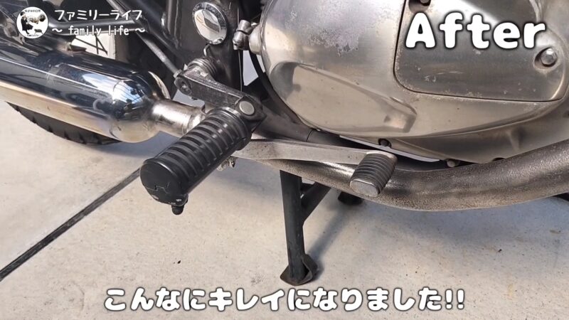 【バイク】マフラーの錆落とし!グラインダーとカップブラシで錆取りに挑戦!