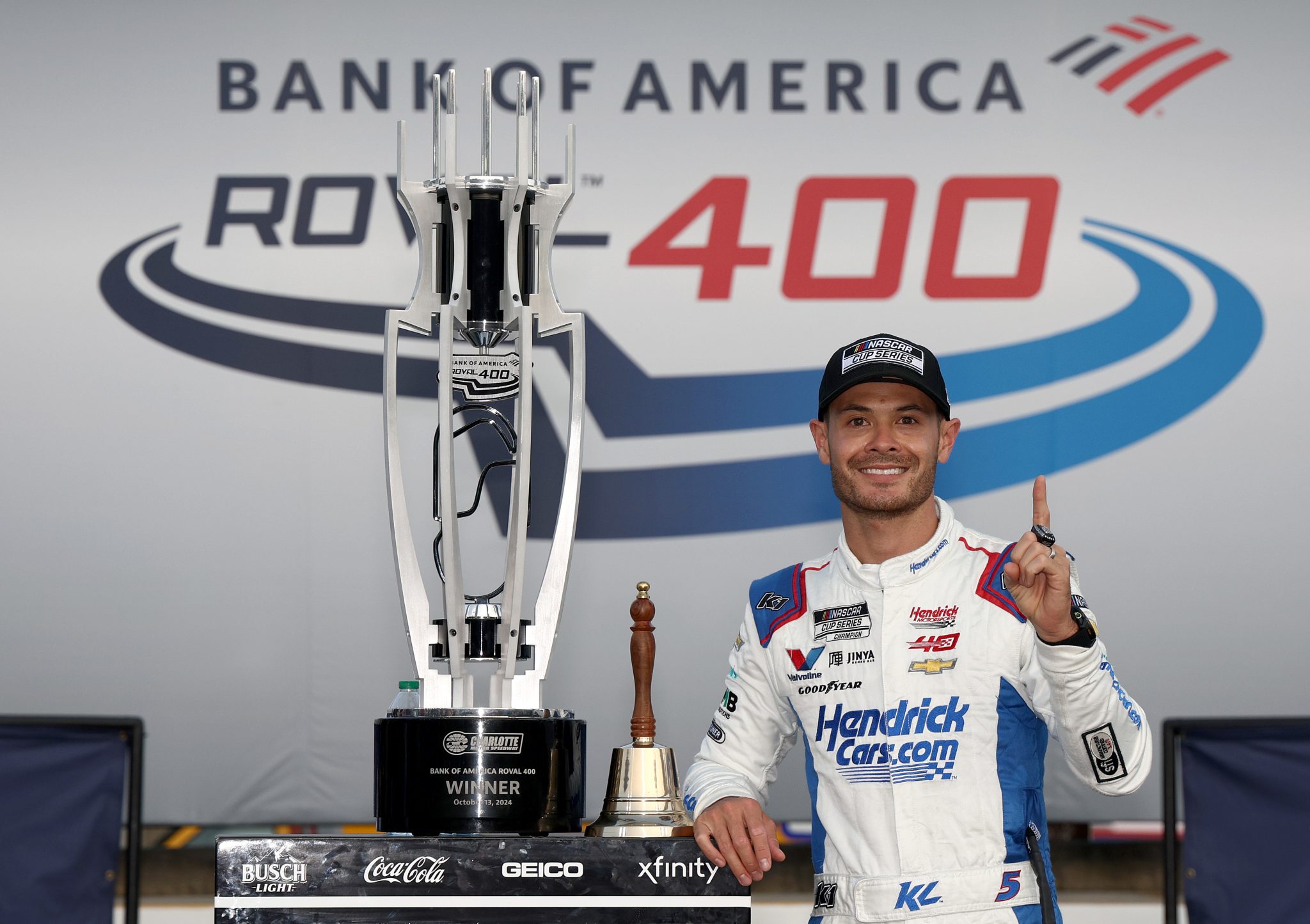 Kyle Larson dominates for another NASCAR Cup Series victory at the Charlotte ROVAL on Sunday afternoon in the Bank of America ROVAL 400.