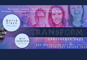 Transform conference Australia’s premier nonprofit technology conference
