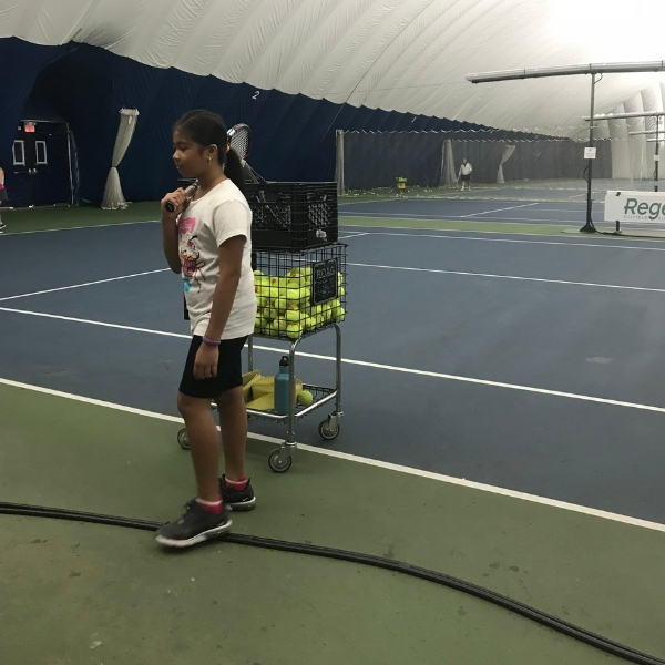 Kaycee at The Tennis Academy Summer Camp