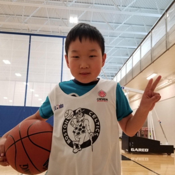 Joanny learning Basketball with Stryker Sports