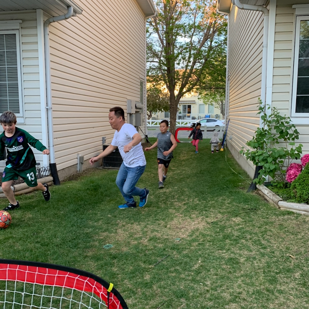 Fathers Day 2021 - Having fun playing soccer!