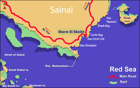 Sharm El Sheikh Map Map Of Sharm El Sheikh Sharm El Sheikh City Map Sharm El Sheikh Map001 