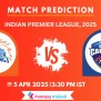 CSK Vs DC Match Prediction - Who Will Win Today’s Match? Pitch Report ...
