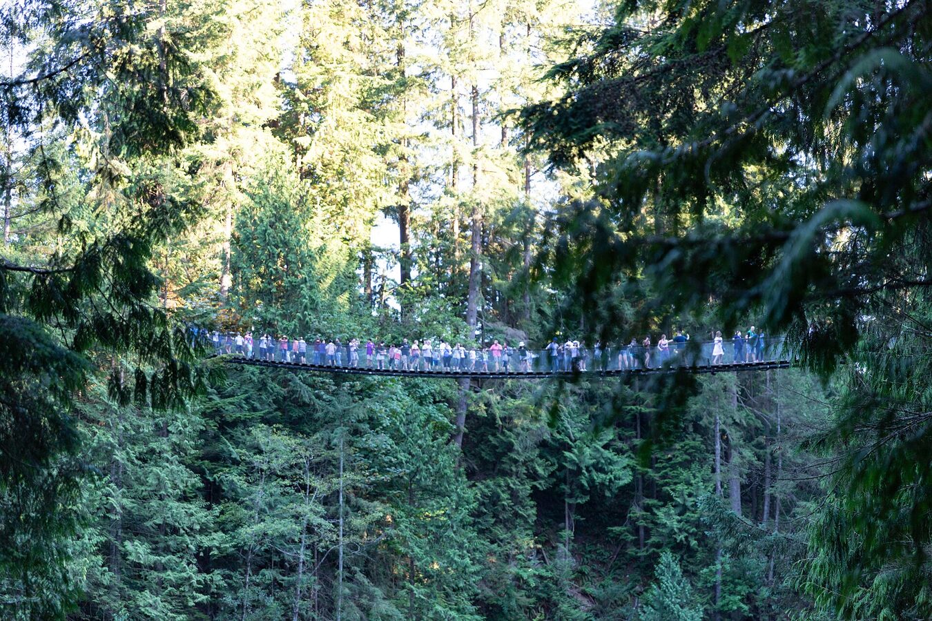 Vancouver Interactive Map BC Place Hastings Park SkyTrain Capilano Bridge 