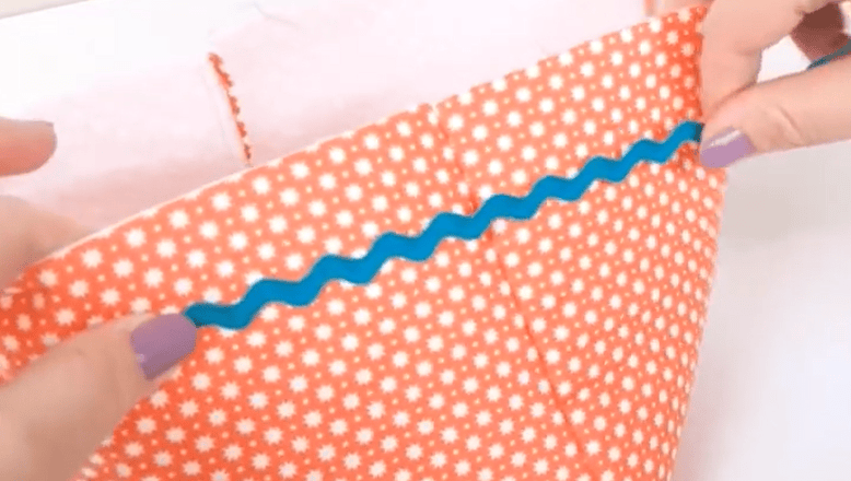 Add the Ric Rac - How to Sew a Fabric Basket