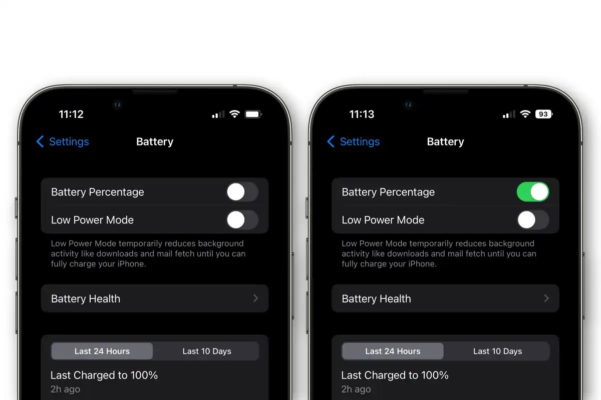 How to Enable iPhone Battery Percentage in Status Bar in iOS 16