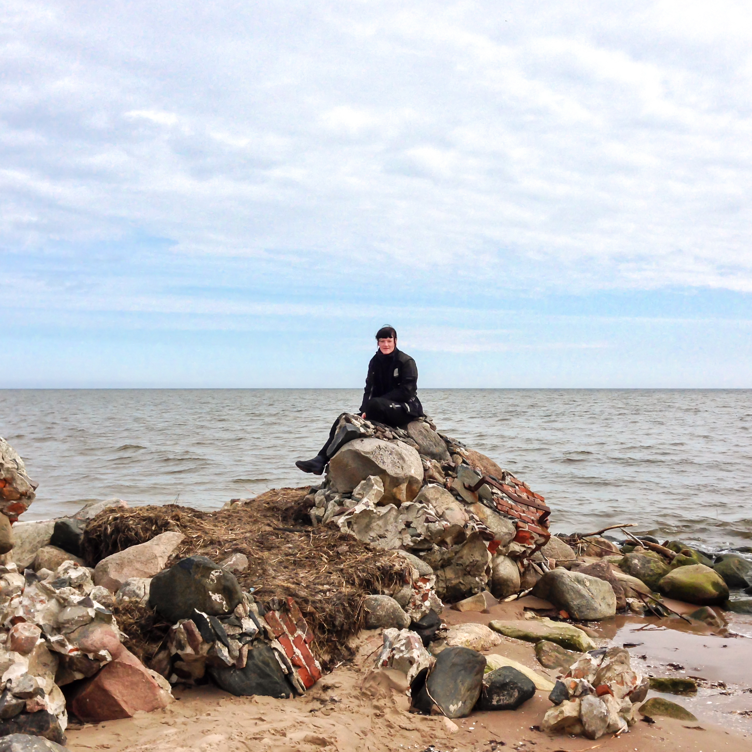 an der Grenze zw. Ostsee und Rigaer Bucht..