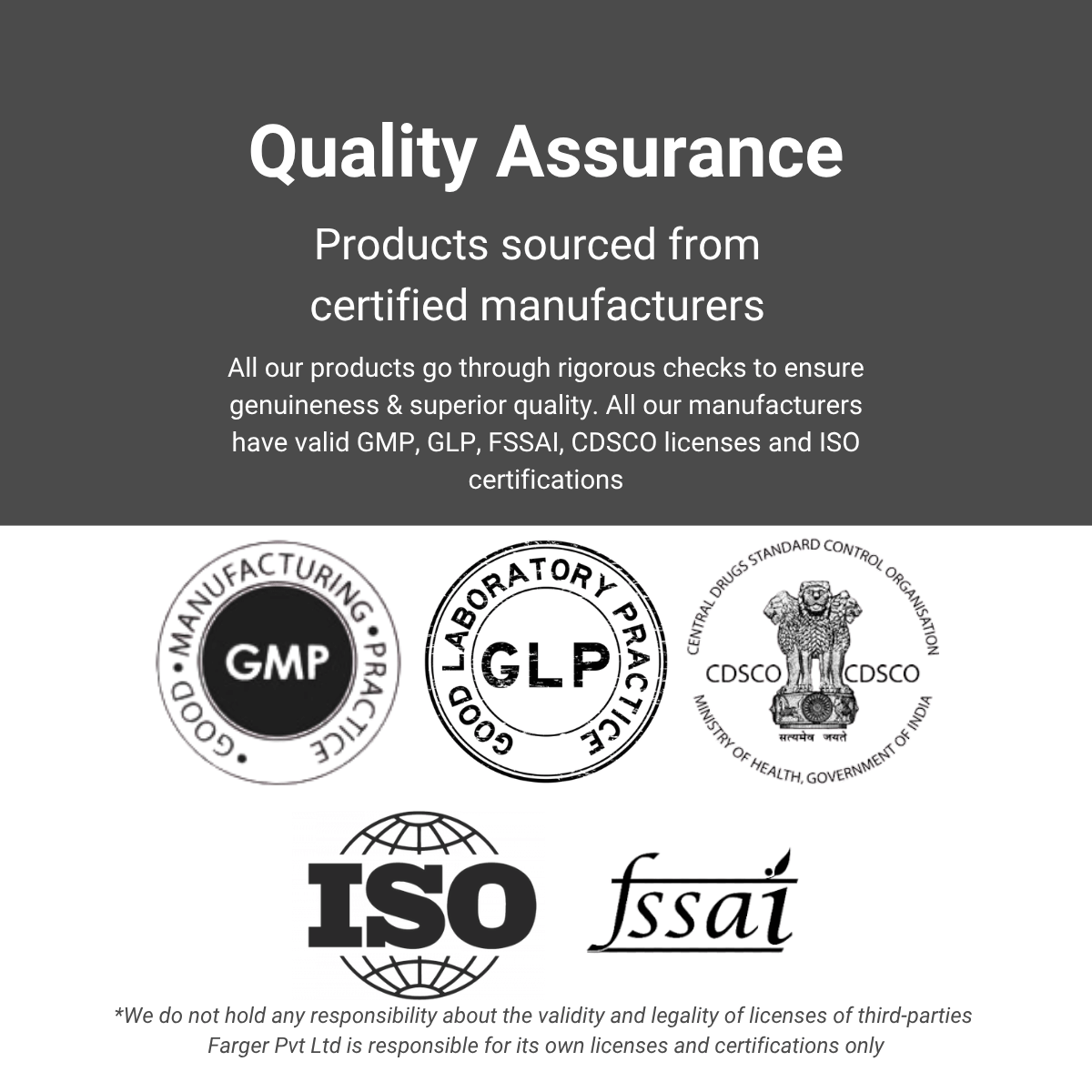Farger Certifications