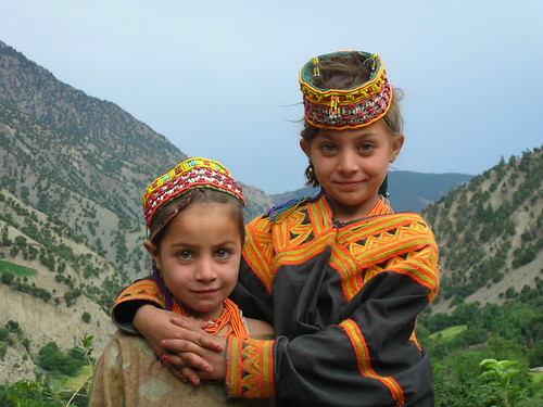 Kalash sisters - Pakistan