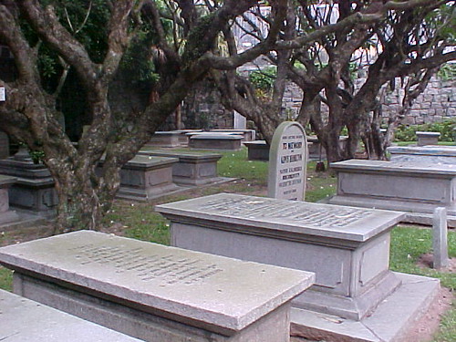 Morrison's grave is in the back corner.