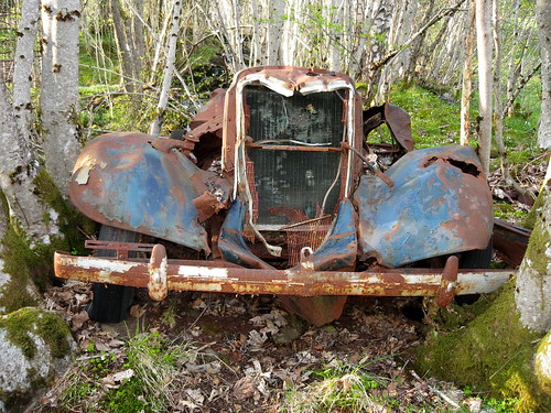Bilvrak -|- Spotted wreck, from pre Second World War [Explored]