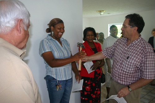 Handing over the hammer