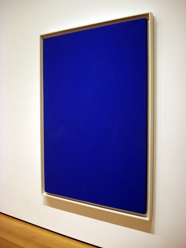 Yves Klein: Blue Monochrome (MoMA - New York)