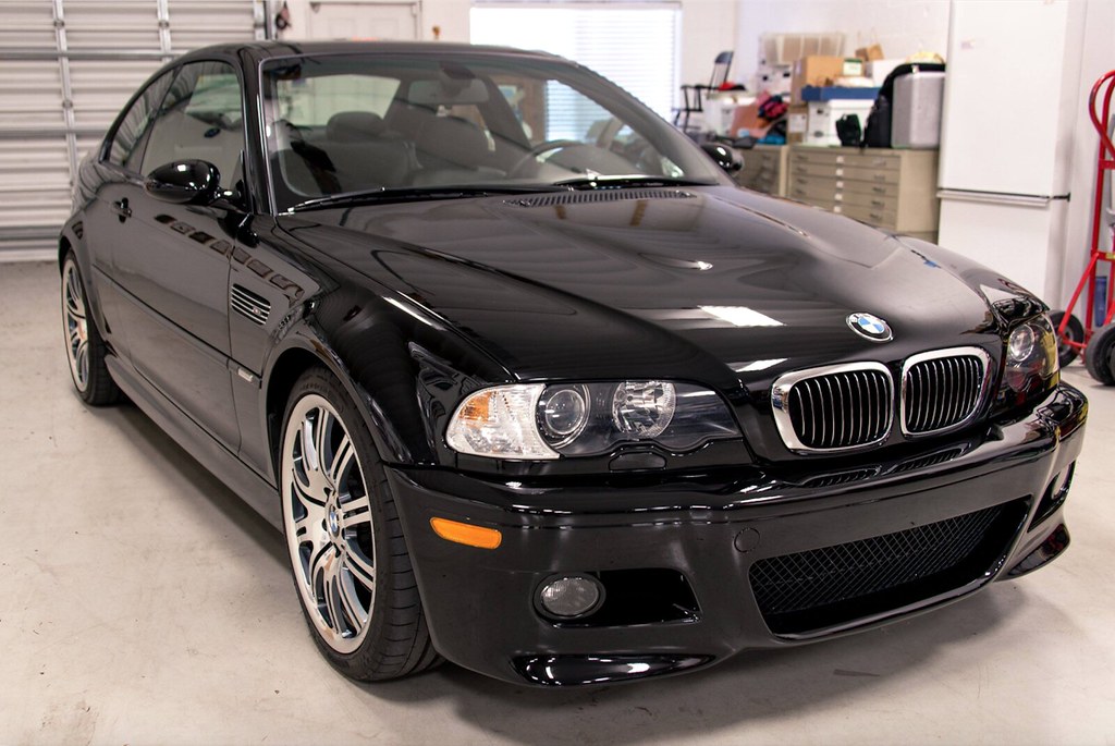 E46 m3 2006 bmw m3 coupe / jet black / black / smg / 48,691 mi