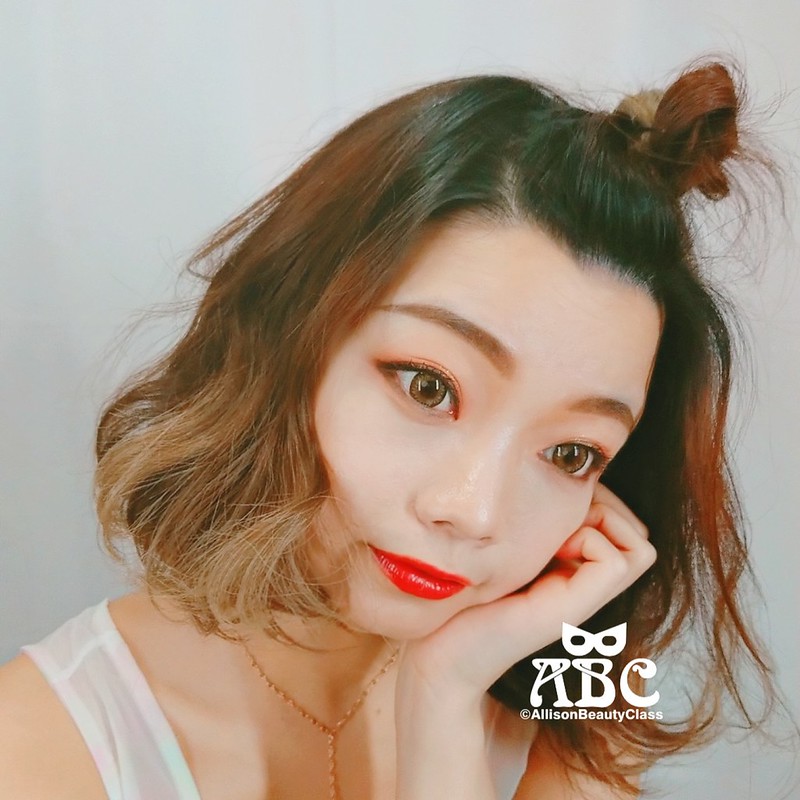 半丸子頭綁法丸子頭綁法日雜韓星髮型教學