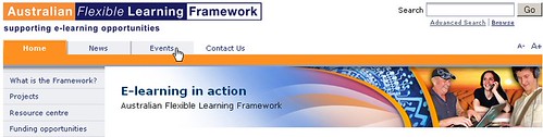 Screen grab of new Framework banner