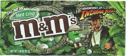 Mint Crisp M&Ms